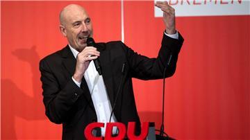 Carsten Meyer-Heder spricht beim Neujahrsempfang der CDU Bremen.