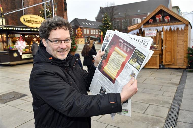 Cheftouristiker Raymond Kiesbye von der Erlebnis Bremerhaven hatte im vergangenen Jahr angekündigt, auch Ideen der Bremerhavener in sein neues Weihnachtsmarktkonzept
aufzunehmen.  Vieles wurde jedoch nicht umgesetzt. 