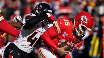 Chiefs-Quarterback Patrick Mahomes spielte trotz seiner Knöchelblessur.