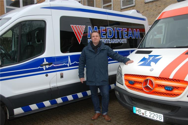 Zoff um den Krankentransport im Cuxland Christian Albers fürchtet um die Krankenversorgung im Landkreis Cuxhaven.