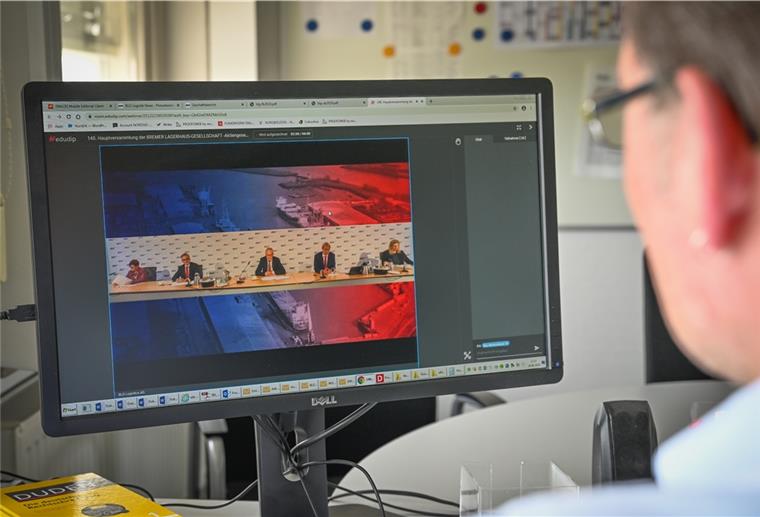 BLG: Deutliche Verluste durch Corona-Krise Christian Heske vor der Online-Aktionärsversammlung der BLG.