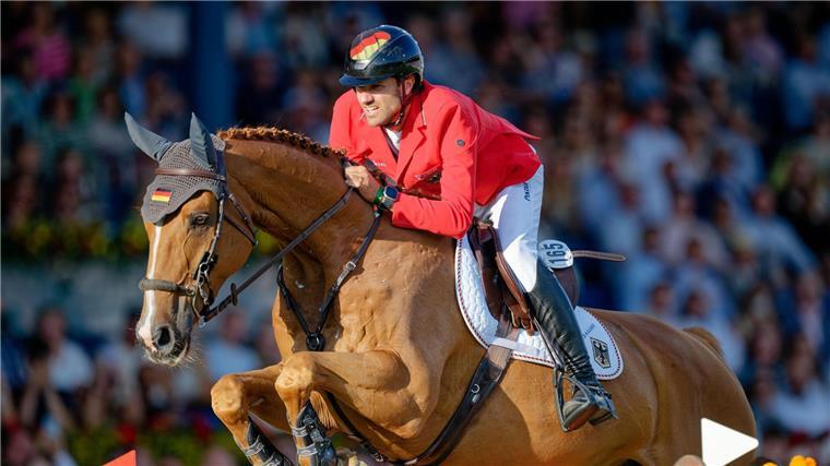 Nationalteam reitet bei CHIO nur auf Rang vier Christian Kukuk reitet in der ersten Runde gut, in der zweiten sammelt er 13 Strafpunkte.