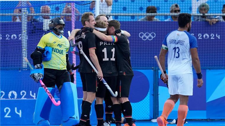 Hockey-Männer stehen im Finale: „Wir sind überglücklich“ Christopher Rühr traf für Deutschland gegen Indien.