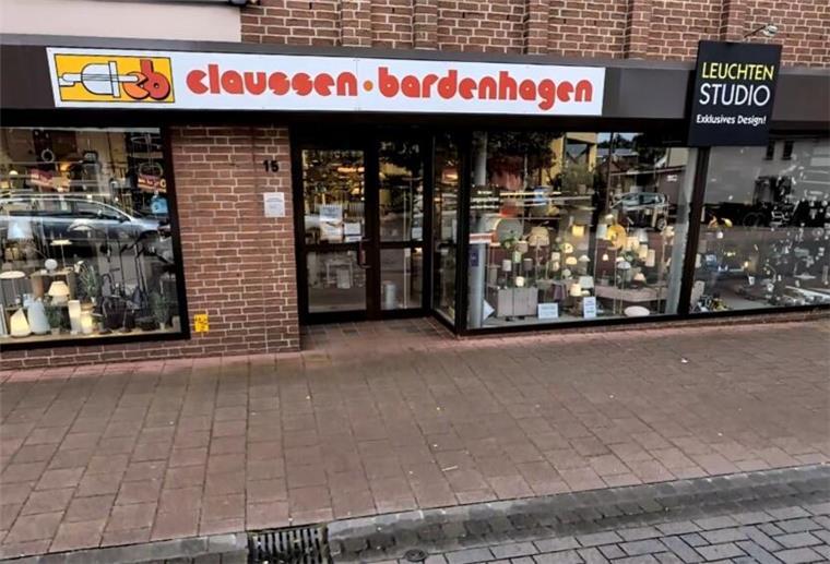 Das Ladengeschäft von Clausen - Bardenhagen in Bad Bederkesa 