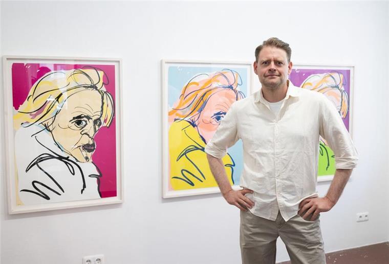 Comedian und Schauspieler Max Giermann malt wieder.