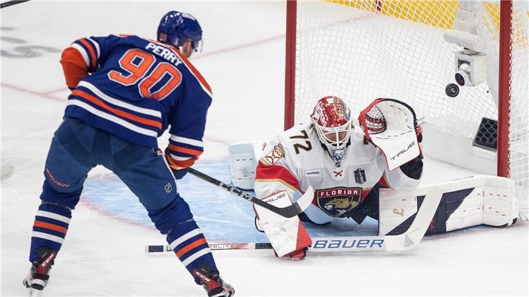 Oilers verlieren Final-Krimi nach doppelter Verlängerung Corey Perry sorgte wenige Sekunden vor Abpfiff für den umjubelten Ausgleich für die Oilers.