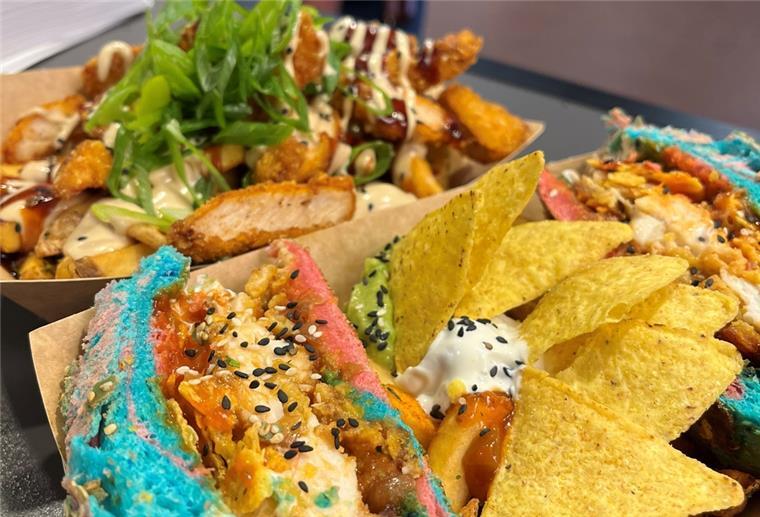 Foodies kommen hier auf ihre Kosten Bunte Burger - Fry High