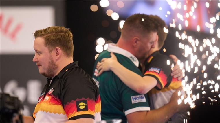 „Habe das Heulen angefangen“: Darts-K.o. wirkt nach Da bleibt nur gratulieren: Deutschland unterlag dem späteren Champion Nordirland.