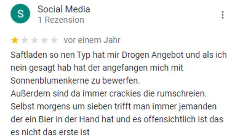 Die lustigsten Google-Bewertungen zu Bremerhaven Da kann jemand kein Nein akzeptieren.