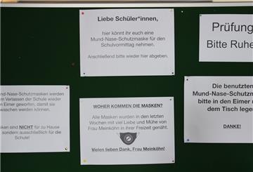 Da kann nichts schiefgehen: Für die Prüflinge ist im Schulzentrum Am Luisenhof alles vorbereitet.