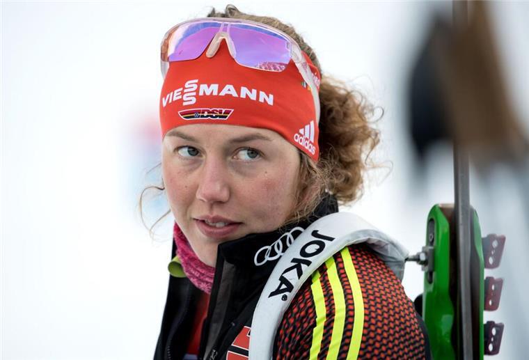 Ex-Biathletin Laura Dahlmeier stirbt bei Bergunglück Dahlmeier war die erfolgreichste deutsche Biathletin des vergangenen Jahrzehnts (Archivbild).