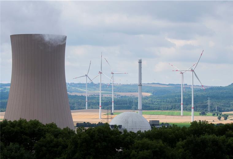 Das Atomkraftwerk Grohnde im Landkreis Hameln-Pyrmont