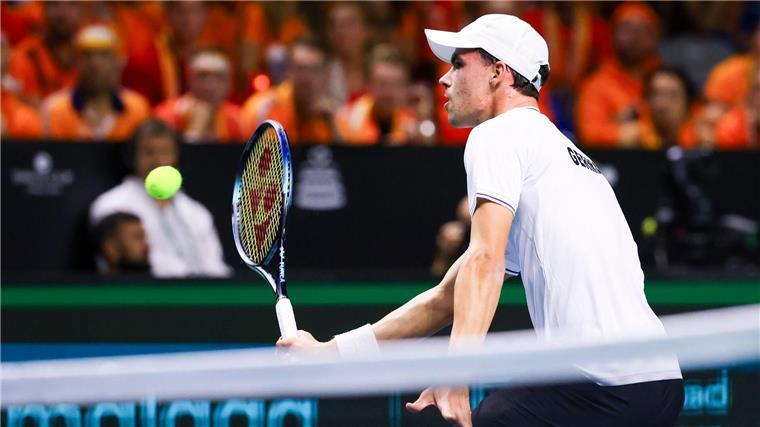 Deutsches Davis-Cup-Team verpasst Finale Daniel Altmaier konnte das deutsche Tennis-Team nicht in Führung bringen.