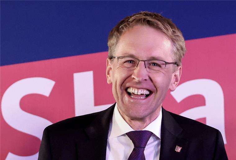 Landtagswahl Schleswig-Holstein: Bovenschulte und Weil gratulieren Daniel Günther (CDU), Ministerpräsident von Schleswig-Holstein, hat allen Grund zur Freude.