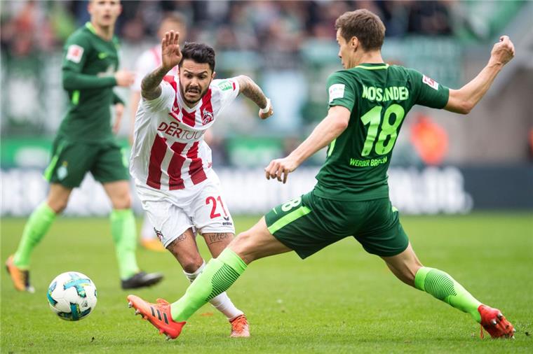 Siegloses Duell im Tabellenkeller: Werder Bremen nur 0:0 in Köln Das 0:0 zwischen Werder Bremen und Köln half keiner der beiden Mannschaften.