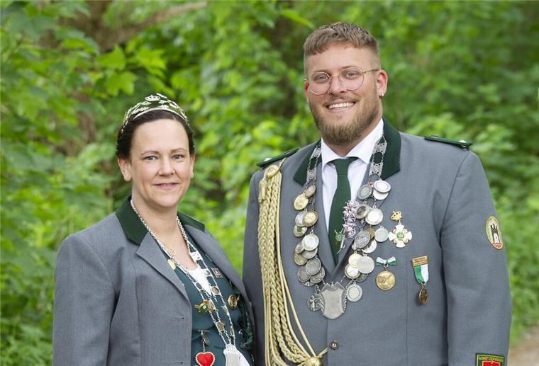 Traditionelles Schützenfest in Neuenwalde Amtierende Köngispaar
