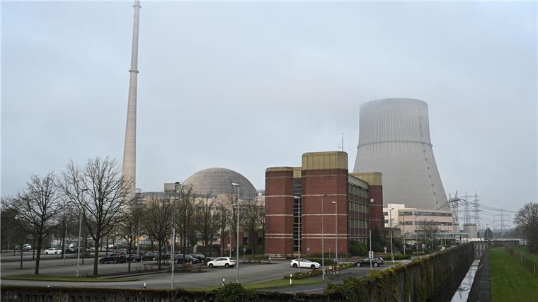 Stromproduktion sinkt 2023 - Plus bei erneuerbaren Energien Das Atomkraftwerk Emsland wurde im April 2023 abgeschaltet. (Archivbild)
