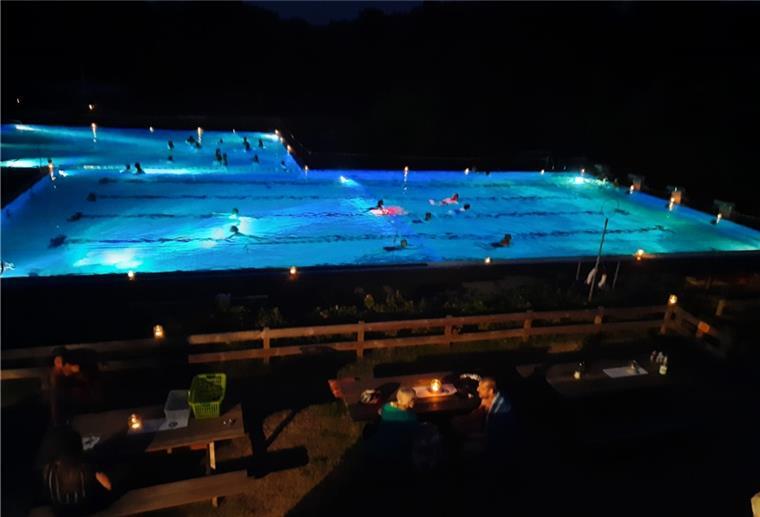 Das Baden an lauschigen Abenden im Lubibad ist immer beliebt.