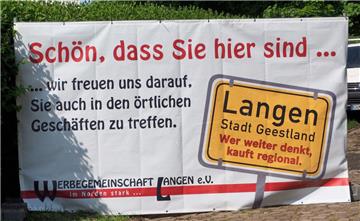 Das Banner spricht für sich! Foto: Stehn