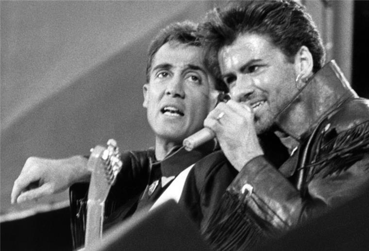 Pop-Oldies sind zurück in den Charts Andrew Ridgeley und George Michael im Jahr 1986