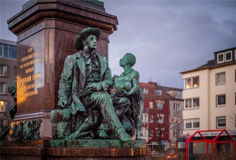 Diskussion um das koloniale Erbe in Bremerhaven Smidt-Denkmal