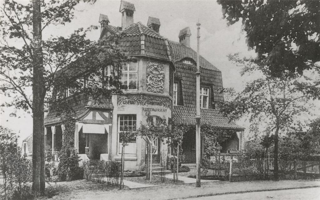 Das ehemalige Cafe Muckelberg an der Leher Landstraße.