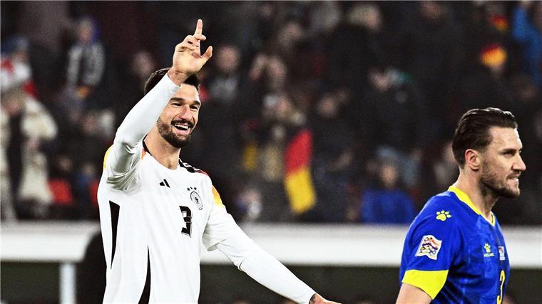 Torrekord mit Spaßfußball: DFB-Team stürmt zum Gruppensieg Das erste Tor von Kleindienst im Nationaltrikot.