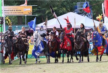 Das European Horse Show Teams sorgt für spektakuläre Szenen.