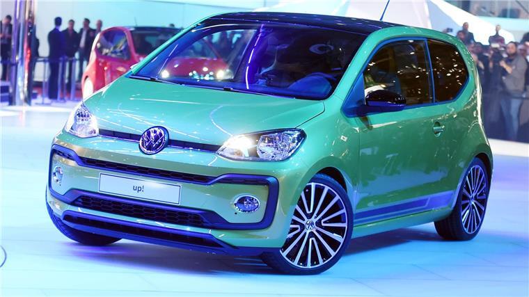 Das Facelift des VW up wird beim Genfer Autosalon präsentiert.
