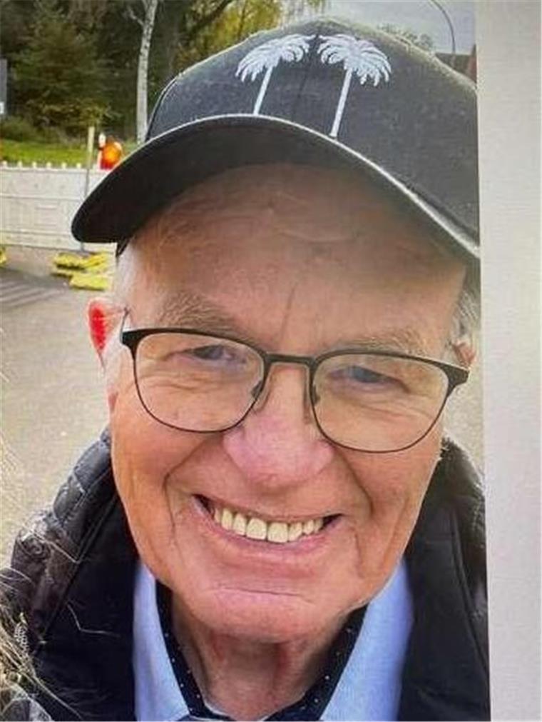 Das Fahndungsfoto des 84-jährigen Vermissten Peter Albrecht.