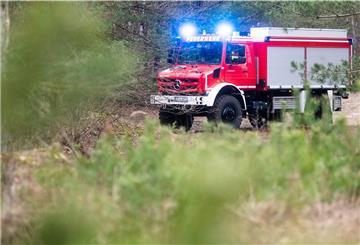 Ein Feuerwehrlöschzug.