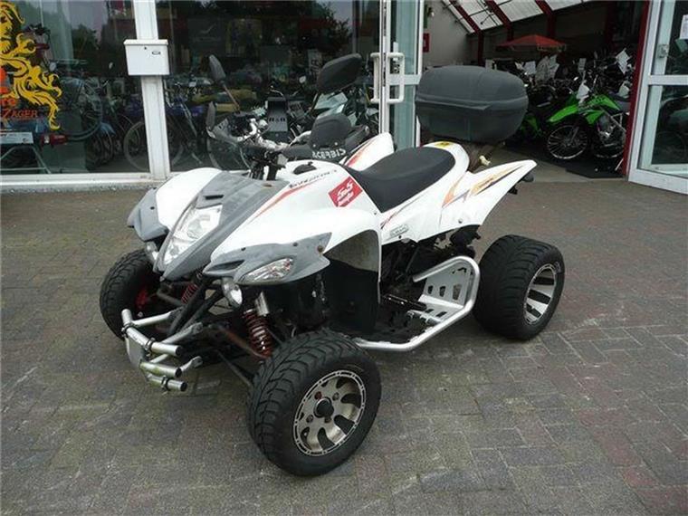 Das Foto zeigt eines der gestohlenen Quads.