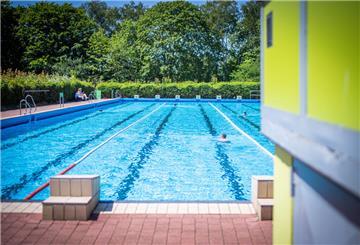 Featurefoto vom Freibad Grünhöfe im Juni 2022. Foto: Hartmann