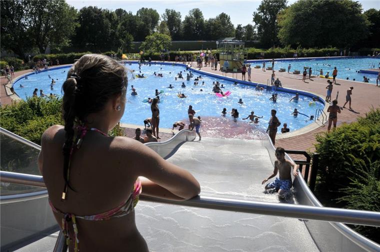 Das Freibad in Bremerhaven-Grünhöfe verzeichnet einen Rekord.