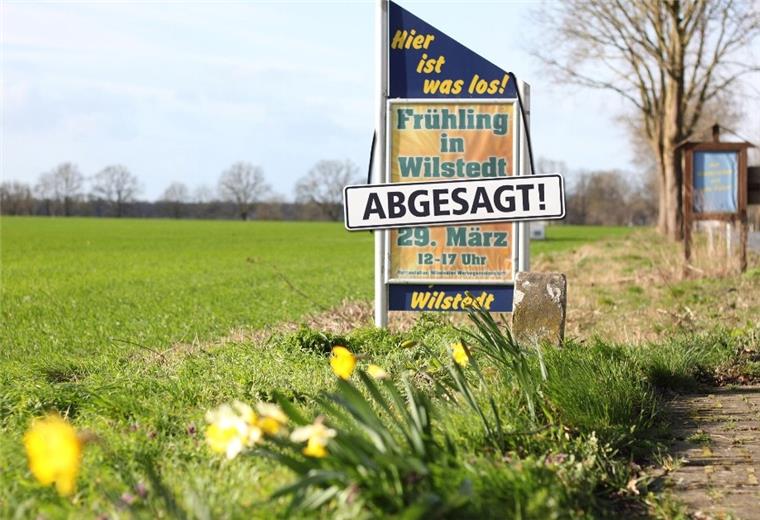 Frühlingsfest in Wilstedt findet nicht statt Das Frühlingsfest in Wilstedt findet wegen des Coronavirus nicht statt.