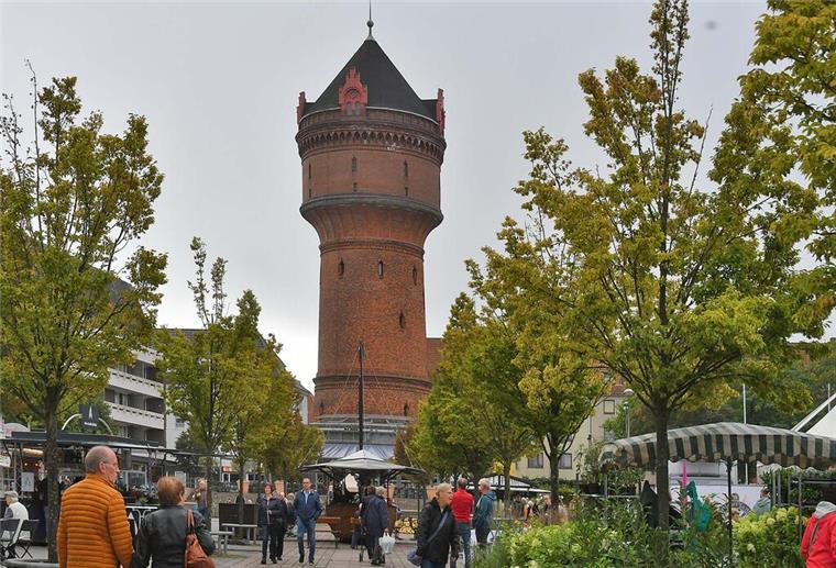 Blick auf den Konrad-Adenauer-Platz in Bremerhaven-Geestemünde