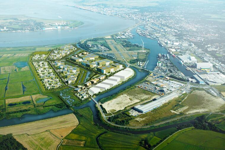 Volle Kraft voraus - BIS Bremerhaven Gewerbegebiet Lune Delta