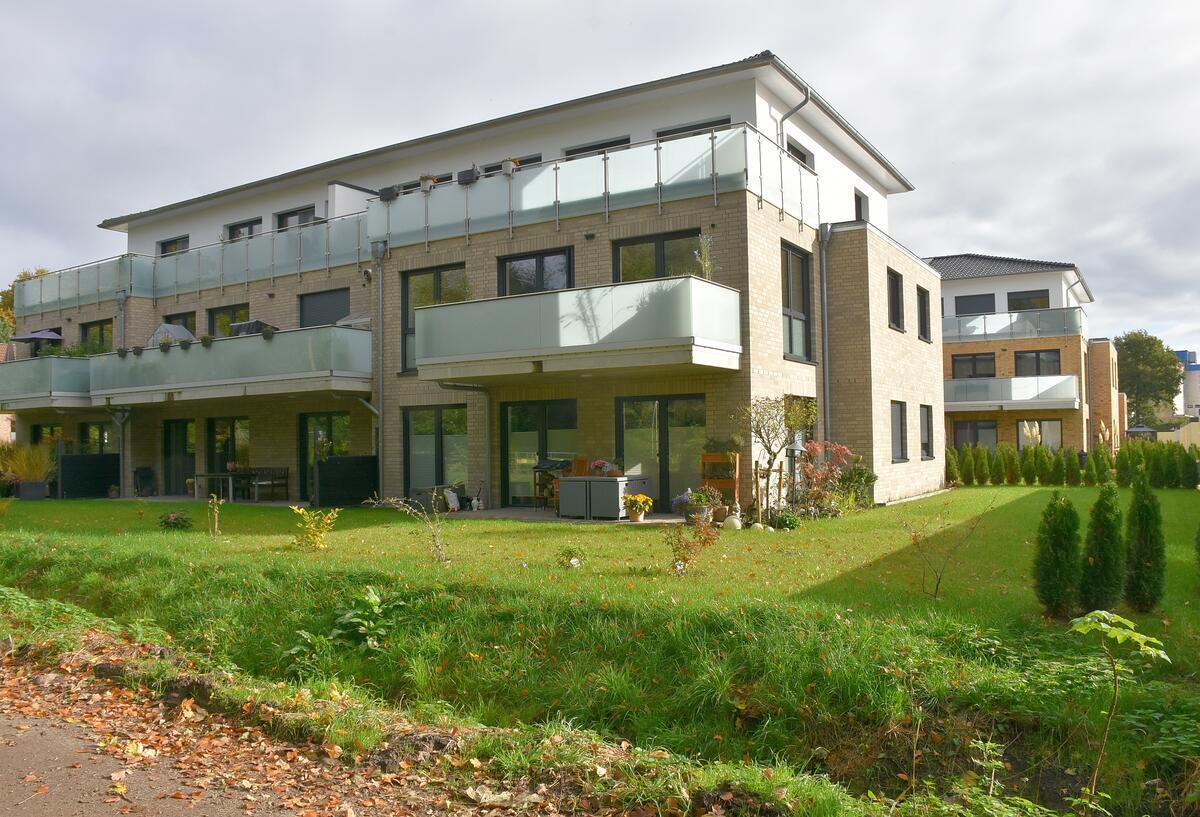 Nordsee Bau und Kastrati bieten Wohnungen mit geringen Nebenkosten Grünfeld Quartier in Langen