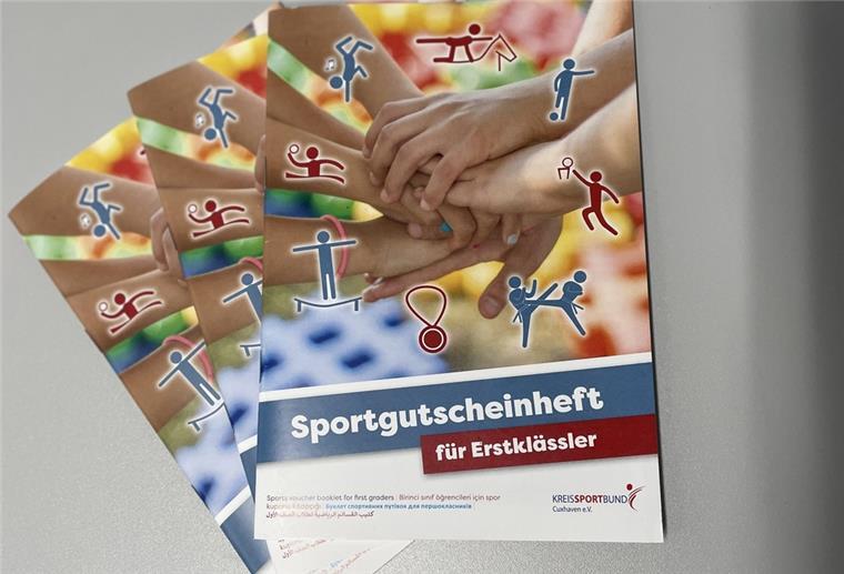 Cuxland: Sport-Gutscheinheft für Erstklässler Sportgutscheinheft