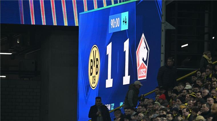 Wenigstens international Erfolg haben Das Hinspiel Borussia Dortmund - OSC Lille ging unentschieden aus.