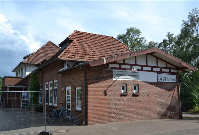 Ein Neubau für Obdachlose in Zeven Das ehemalige Bahnhofsgebäude in Zeven