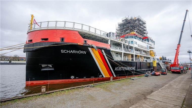 Hightech und LNG-Antrieb: Neue Mehrzweckschiffe in Bau Das Mehrzweckschiff „Scharhörn“ soll als erstes Schiff Ende des Jahres in Betrieb genommen werden.