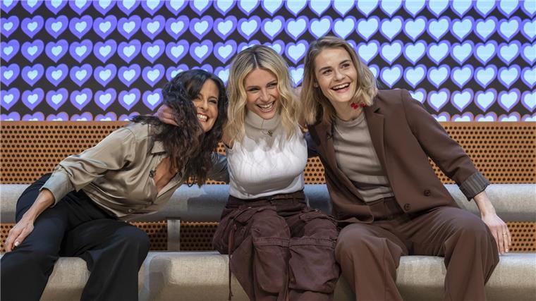 Wie Michelle Hunziker ihr Lampenfieber bekämpft Das Moderationstrio des ESC. (Archivbild)