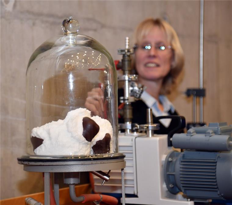 Im Video: Diese Experimente sind nichts für zu Hause Das passiert, wenn man Schaumküsse unter eine Vakuum-Glocke stellt.