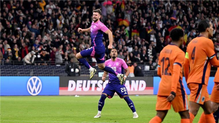 Das passte. Füllkrug hob nach seinem Siegtreffer gegen Oranje förmlich ab. 