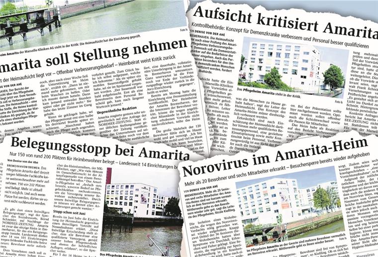 Hilfe für Angehörige von Amarita-Bewohnern Das Pflegeheim Amarita darf derzeit keine Bewohner aufnehmen, die Kontrollbehörde hat zu viele Mängel festgestellt.