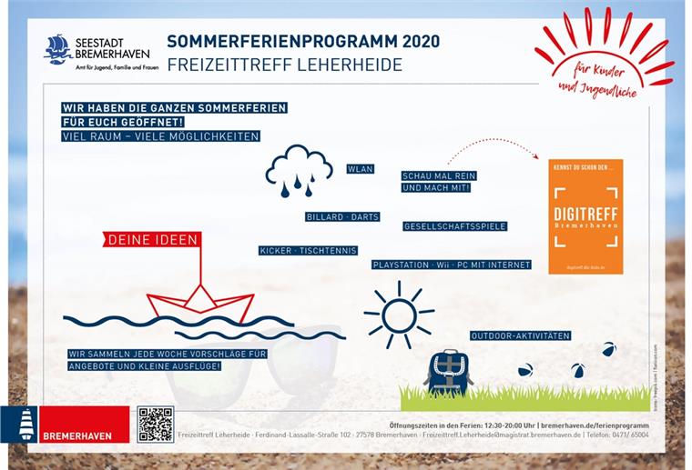 Darum ist der Spielpark Leherheide ein beliebter Treffpunkt Das Programm des Freizeittreffs Leherheide.
