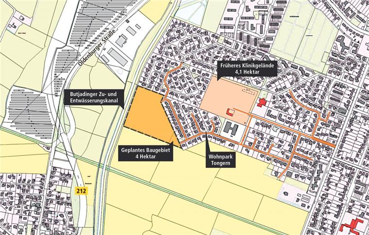 Nordenham: Bauausschuss gibt grünes Licht für neues Wohngebiet Das riesige Wohngebiet, das in den vergangenen Jahrzehnten westlich des Mittelwegs entstanden ist, soll weiter wachsen. Die GNSG möchte ein neues Baugebiet schaffen. Wann das frühere Klinikgelände erschlossen werden kann, ist noch offen.