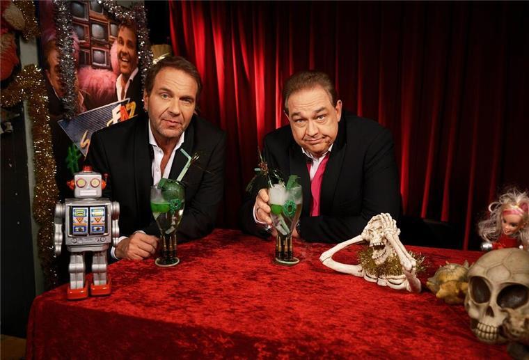 Das Schund-Festival „#SchleFaZ“ der Entertainer Oliver Kalkofe (rechts) und Peter Rütten geht in eine neue Runde.