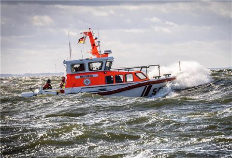 Das Seenotrettungsboot „Nausikaa“ der DGzRS.